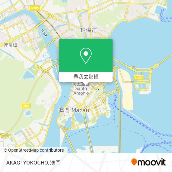 AKAGI YOKOCHO地圖