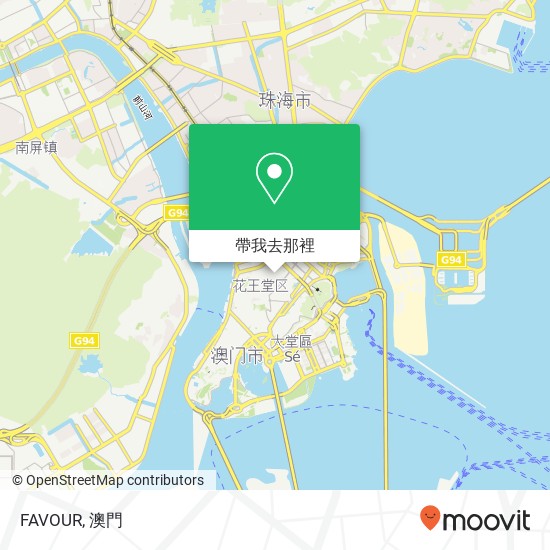 FAVOUR, Rua da Barca Ao Men Ban Dao地圖