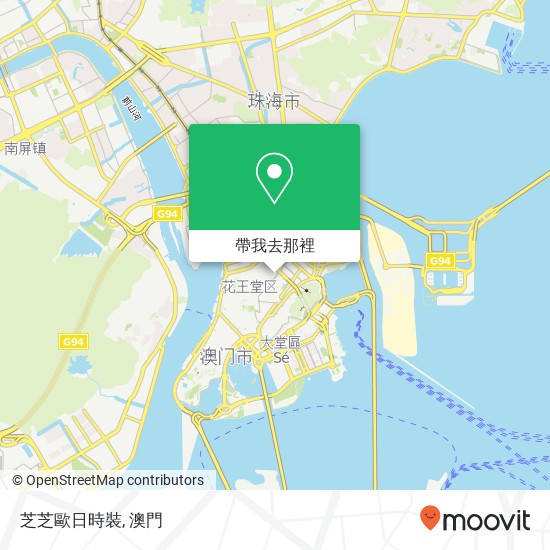 芝芝歐日時裝, Fei Neng Bian Du Jie 27 Ao Men Ban Dao地圖