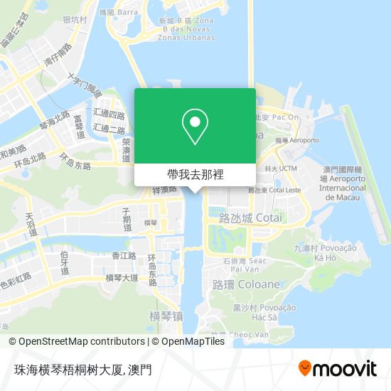 珠海横琴梧桐树大厦地圖