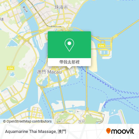Aquamarine Thai Massage地圖