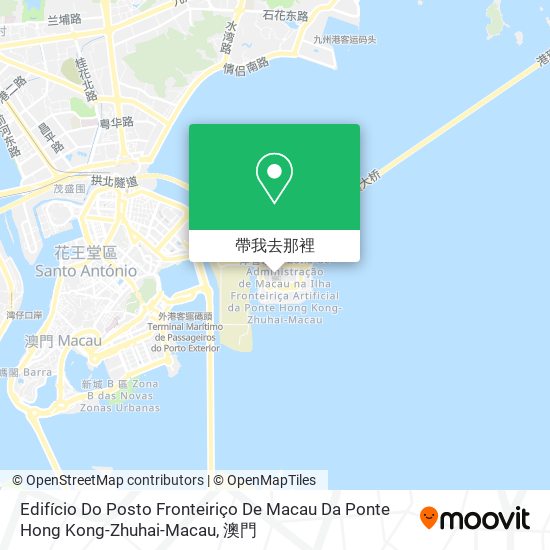 Edifício Do Posto Fronteiriço De Macau Da Ponte Hong Kong-Zhuhai-Macau地圖
