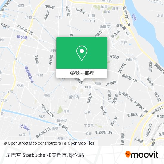 星巴克 Starbucks 和美門市地圖