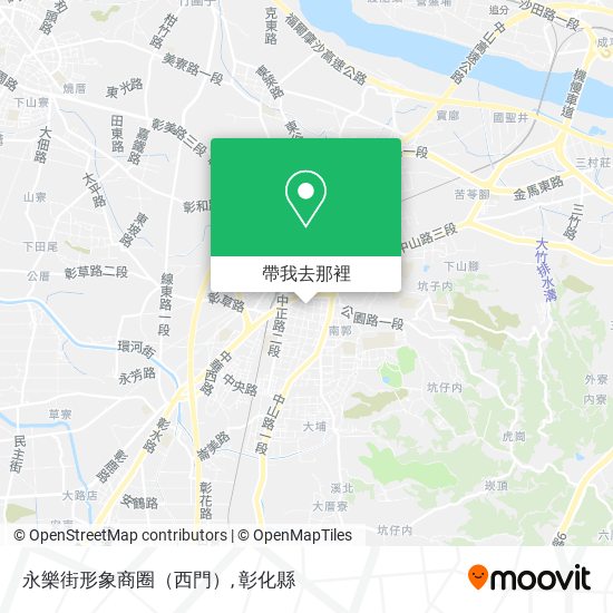 永樂街形象商圈（西門）地圖
