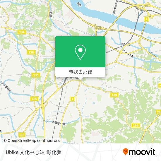 Ubike 文化中心站地圖