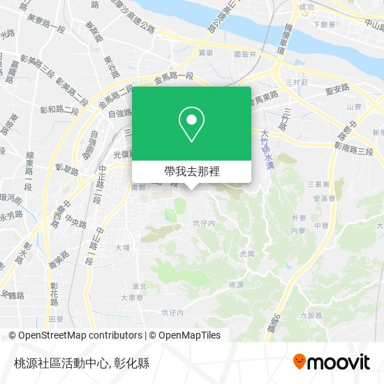 桃源社區活動中心地圖