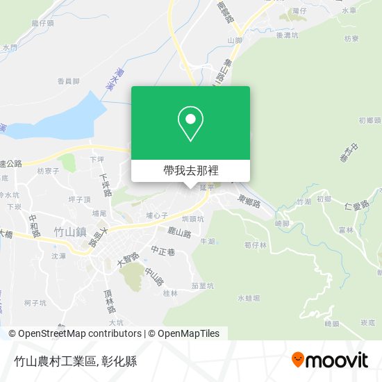 竹山農村工業區地圖