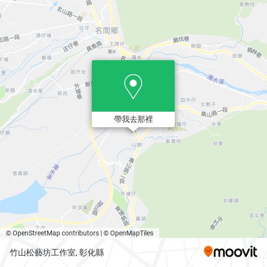 竹山松藝坊工作室地圖
