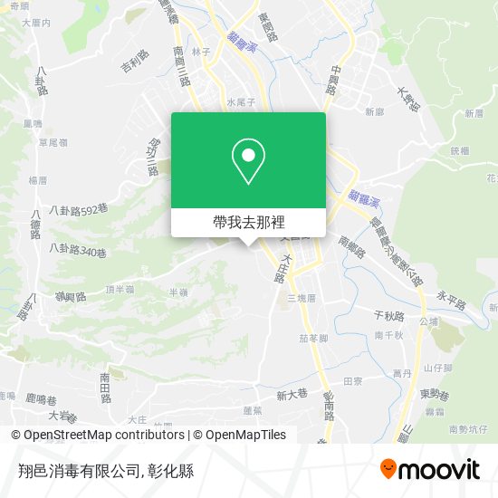 翔邑消毒有限公司地圖