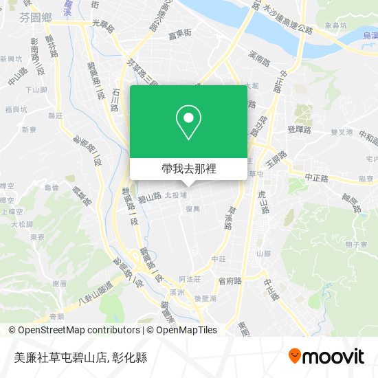 美廉社草屯碧山店地圖