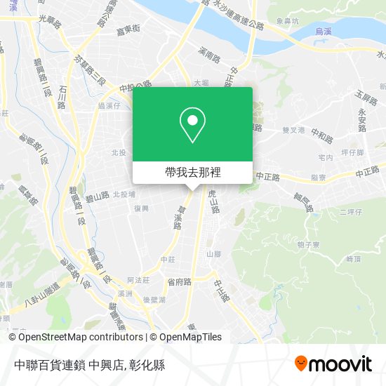 中聯百貨連鎖 中興店地圖