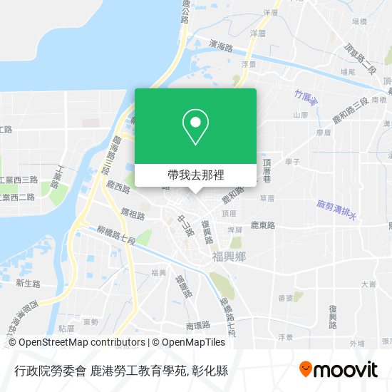 行政院勞委會 鹿港勞工教育學苑地圖