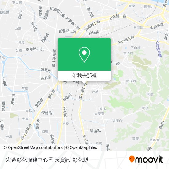 宏碁彰化服務中心-聖東資訊地圖