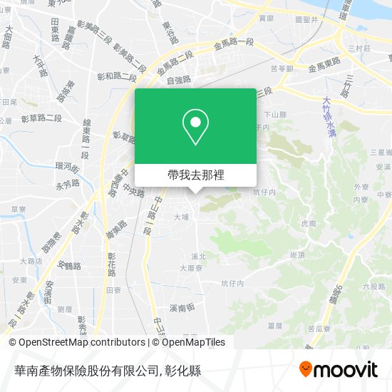華南產物保險股份有限公司地圖