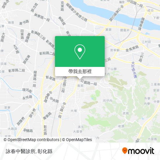 詠春中醫診所地圖