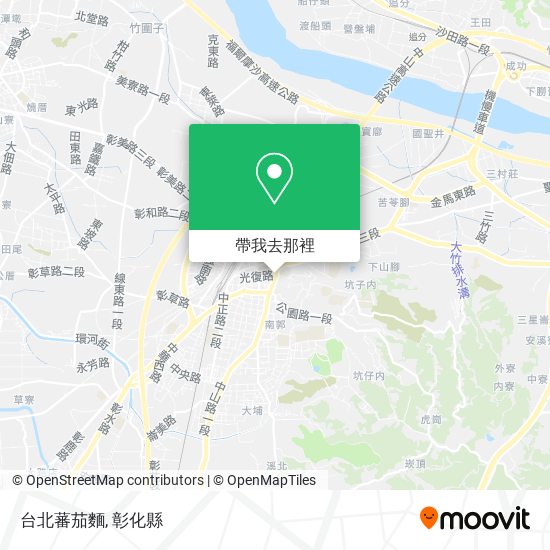 台北蕃茄麵地圖