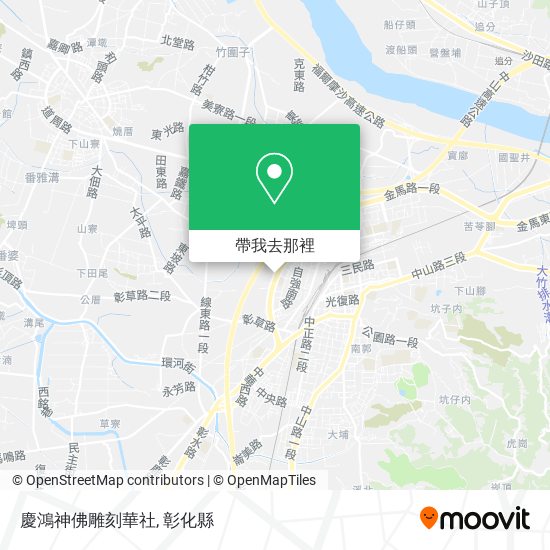 慶鴻神佛雕刻華社地圖