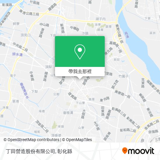 丁田營造股份有限公司地圖
