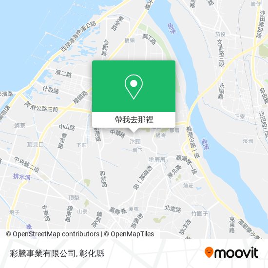 彩騰事業有限公司地圖