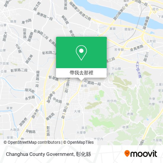 Changhua County Government地圖