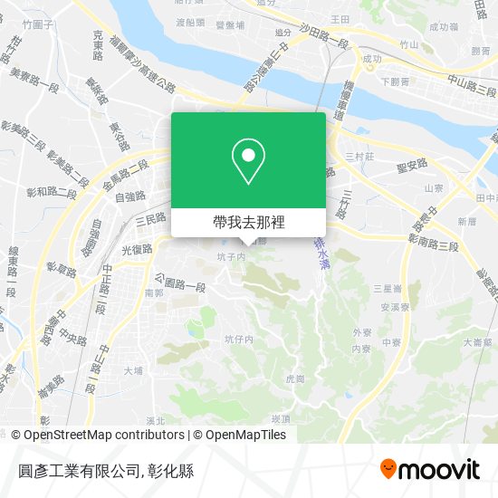 圓彥工業有限公司地圖