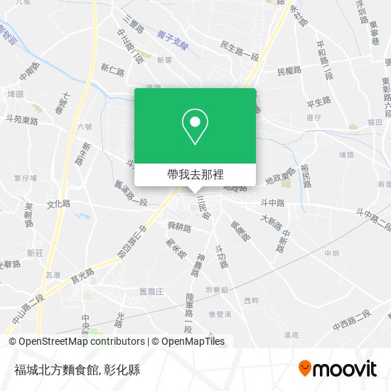 福城北方麵食館地圖