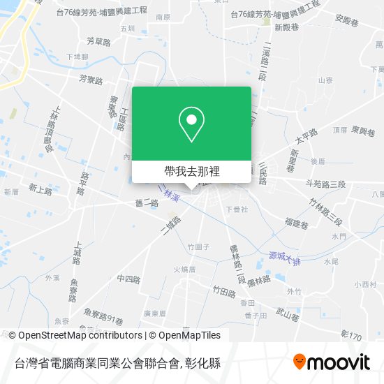 台灣省電腦商業同業公會聯合會地圖