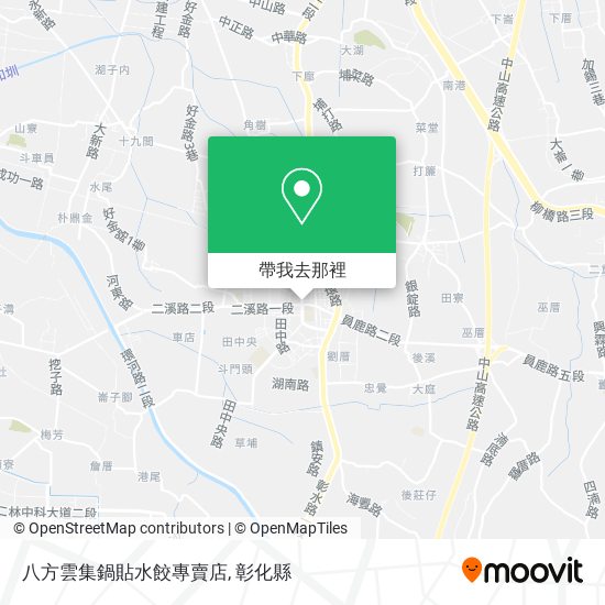 八方雲集鍋貼水餃專賣店地圖