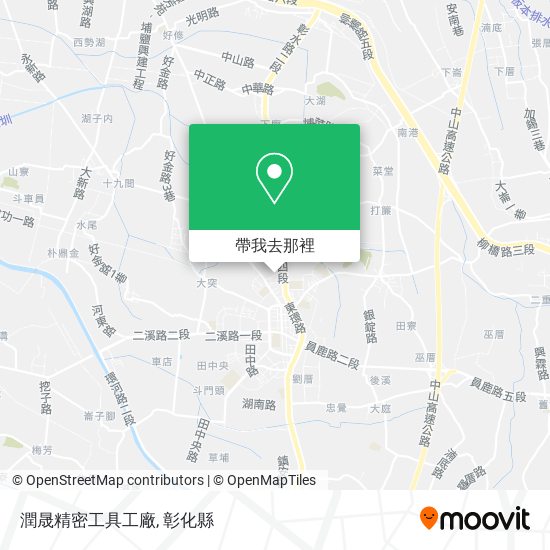 潤晟精密工具工廠地圖