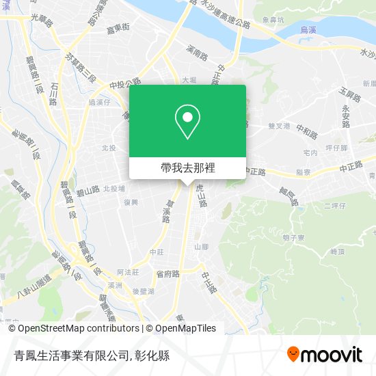 青鳳生活事業有限公司地圖