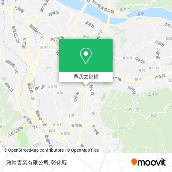 雅靖實業有限公司地圖