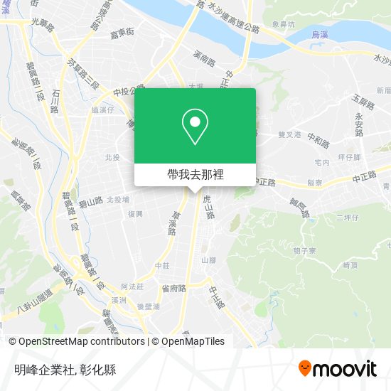 明峰企業社地圖