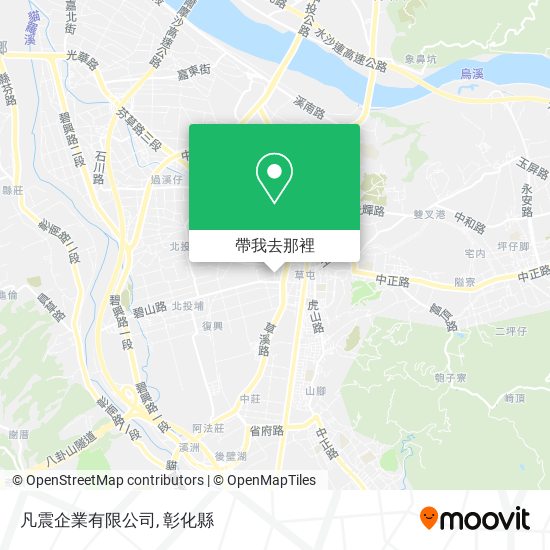 凡震企業有限公司地圖