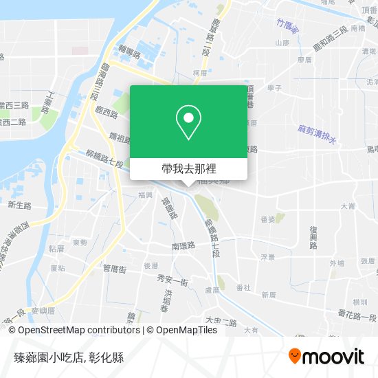 臻薌園小吃店地圖
