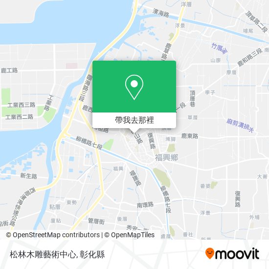 松林木雕藝術中心地圖