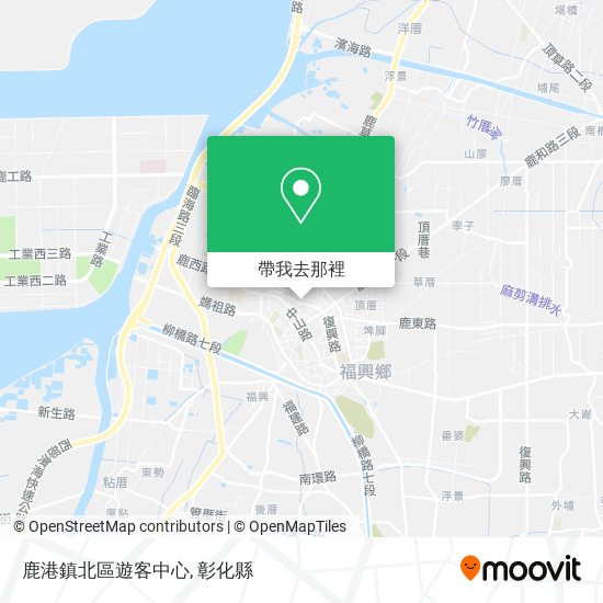 鹿港鎮北區遊客中心地圖