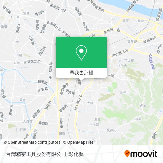 台灣精密工具股份有限公司地圖