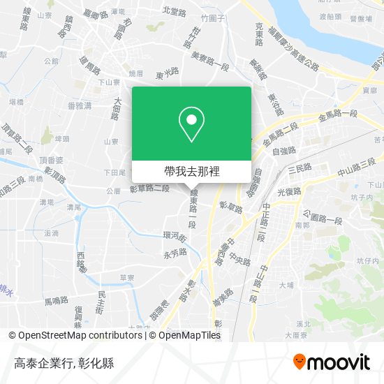 高泰企業行地圖