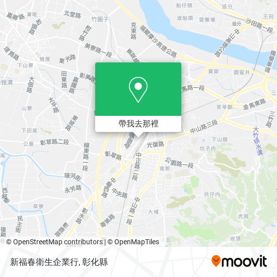 新福春衛生企業行地圖