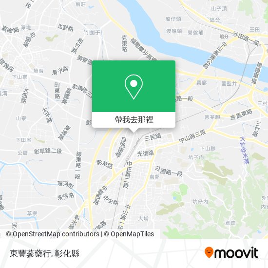 東豐蔘藥行地圖