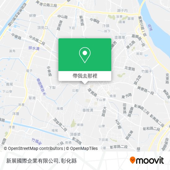 新展國際企業有限公司地圖