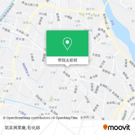 凱富興業廠地圖