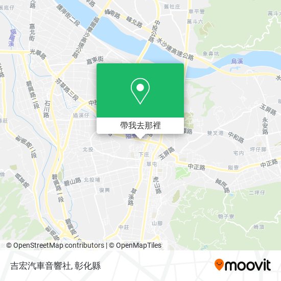 吉宏汽車音響社地圖