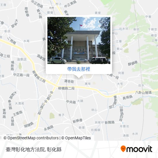 臺灣彰化地方法院地圖