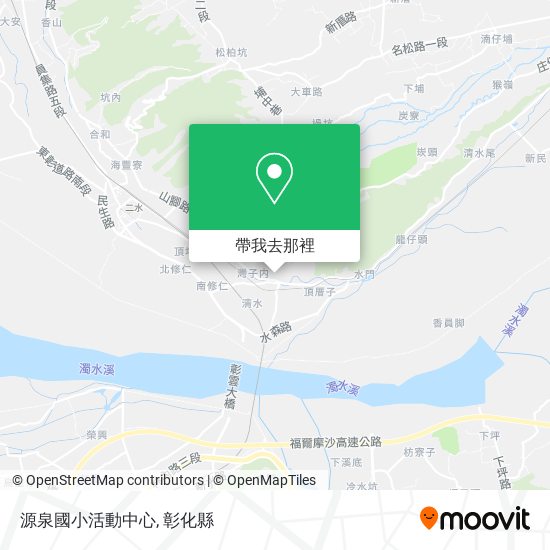 源泉國小活動中心地圖