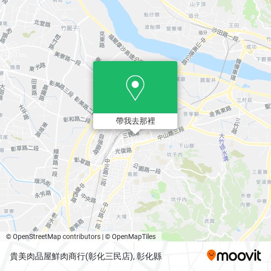 貴美肉品屋鮮肉商行(彰化三民店)地圖