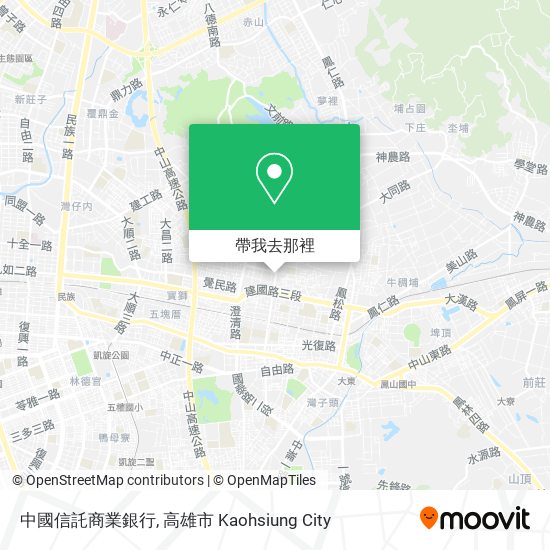 中國信託商業銀行地圖