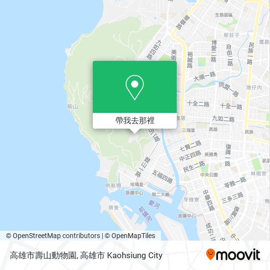 高雄市壽山動物園地圖