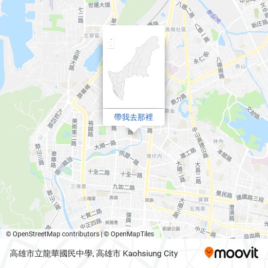 高雄市立龍華國民中學地圖