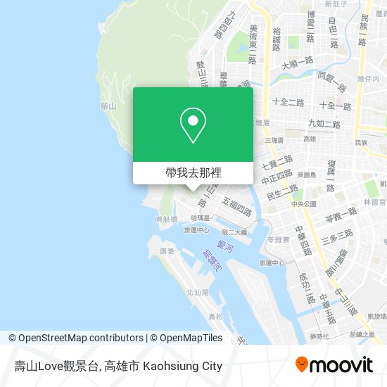 壽山Love觀景台地圖